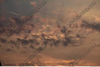 Photo Texture of Sunset Clouds